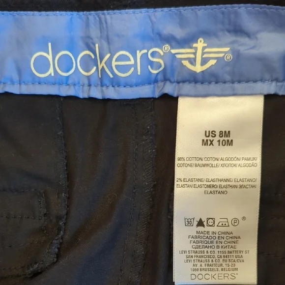 Dockers Women's Black Straight Leg Chinos - Picture 2 of 9